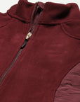 Maroon Fleece Jacket