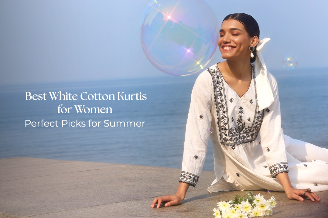 Best white Cotton Kurtis for Women: Perfect Picks for Summer