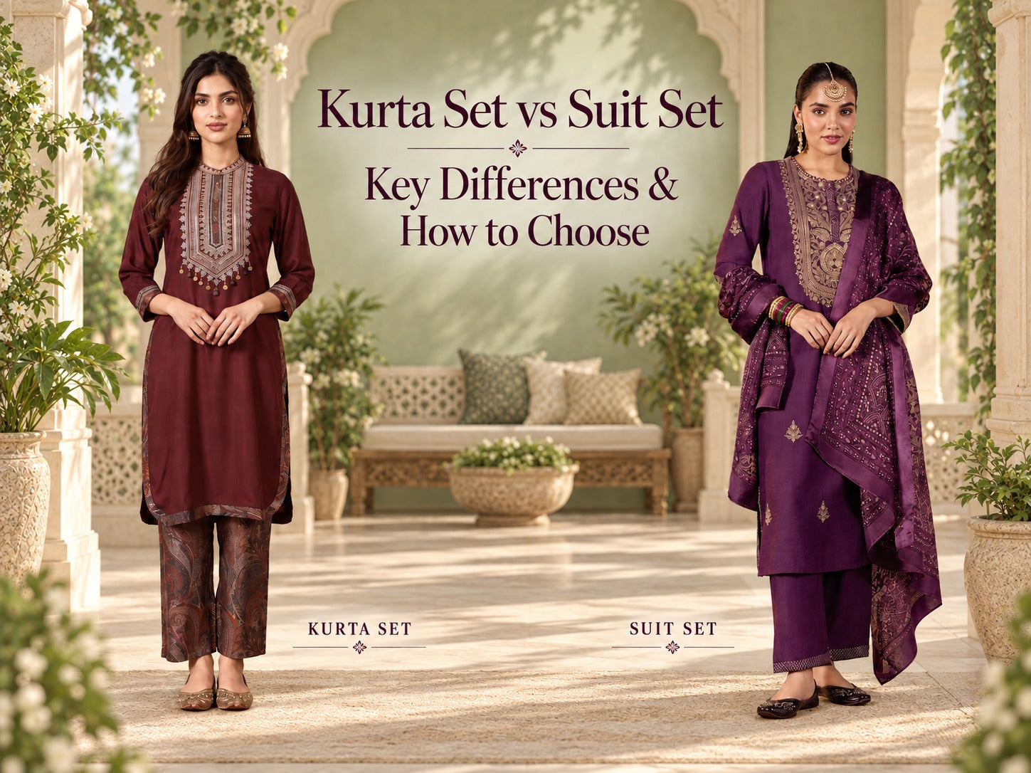 Kurta Set vs Suit Set