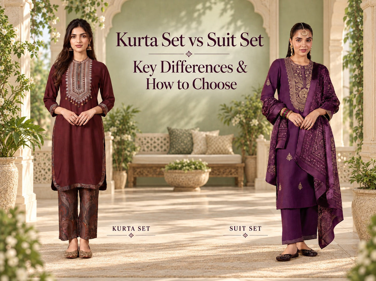 Kurta Set vs Suit Set
