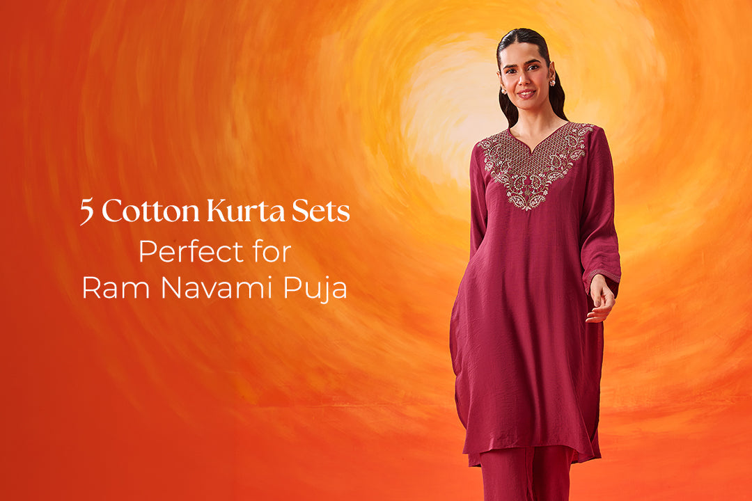 5 Cotton Kurta Sets Perfect for Ram Navami Pujas