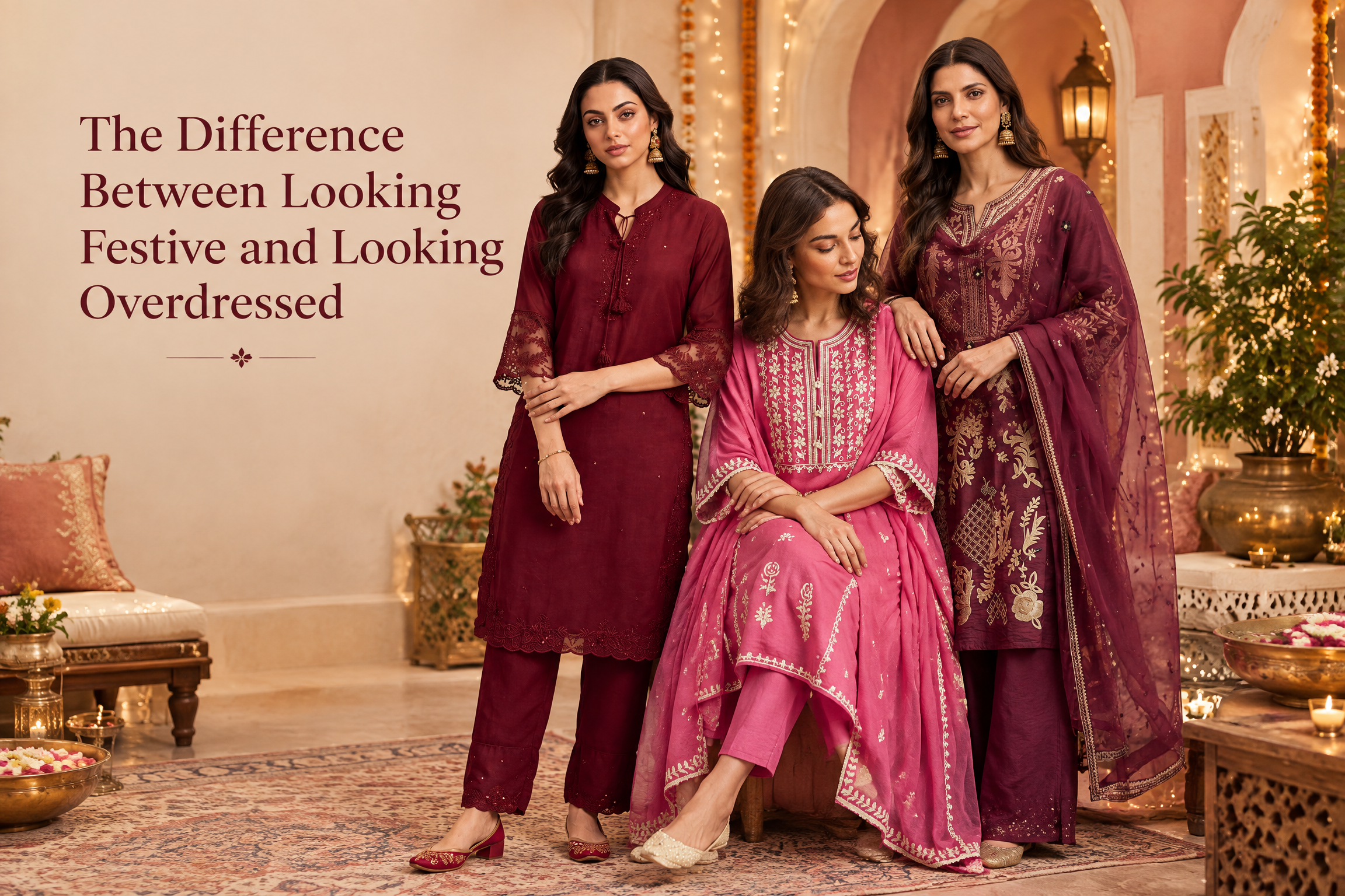 The Difference Between Looking Festive and Looking Overdressed
