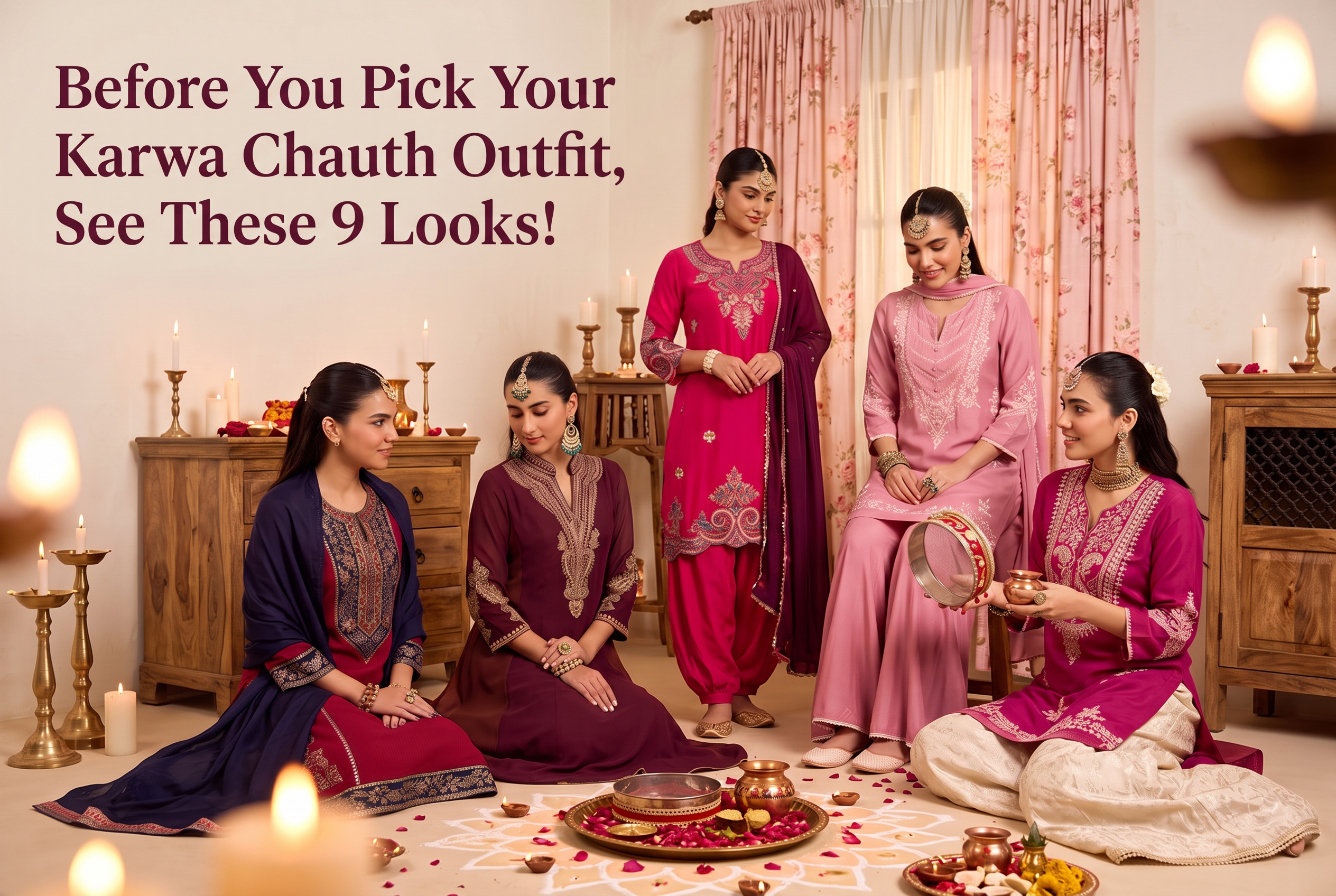 Karva Chauth Outfits Ideas 