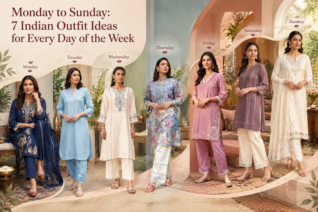 Monday to Sunday: 7 Indian Outfit Ideas