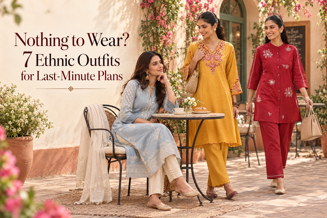 Ethnic Outfits For Last Minute Plan