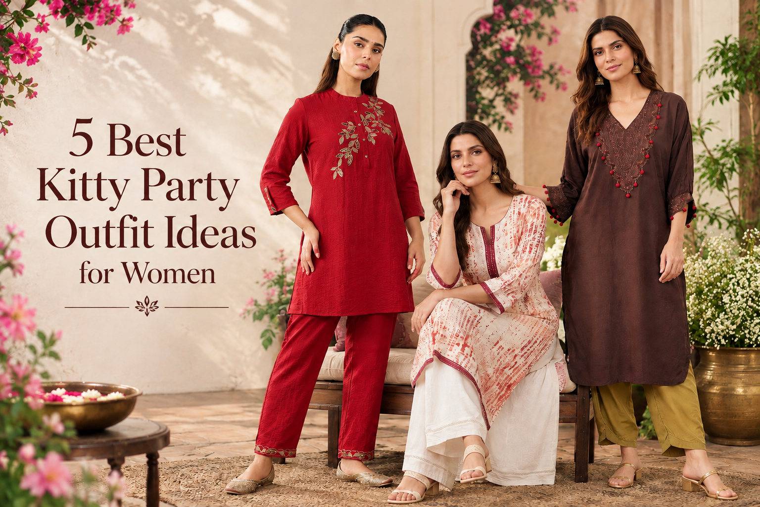 5 Best Kitty Party Outfit Ideas for Women
