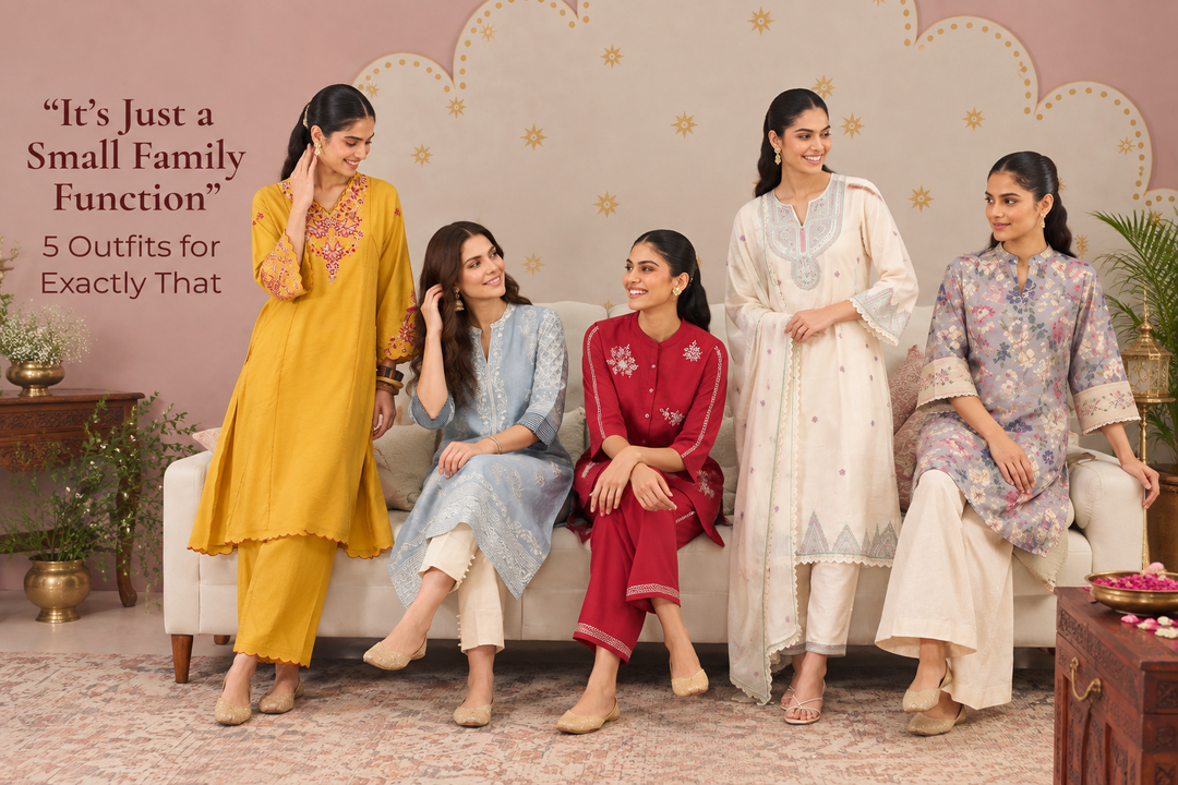 5 Outfits for a Small Family Function