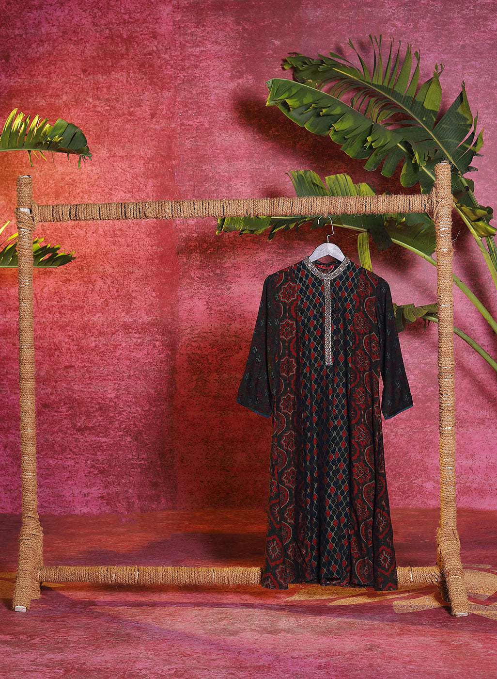 Taara Bottle Green Printed Viscose Silk Indo-Western Dress for Women Lakshita Taara Bottle Green Printed Viscose Silk Indo-Western Dress for Women Lakshita