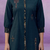 D.Teal  All-Over Printed Cotton Co-ord Set