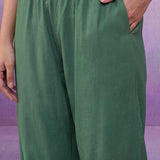 Green Dori Embroidered Coord Set