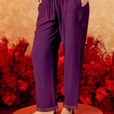 Riva Imperial Purple Embroidered Suit Set