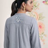Kissa Spa Embroidered Shirt
