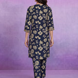 Myra Midnight Blue Co-ord Set