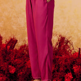Aarini Jazzberry Fuchsia Embroidered Suit Set