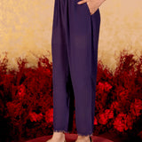 Meera Dim Purple Embroidered Kurta Set
