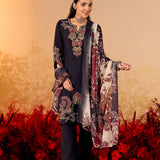 Aarohi Graphite Black Embroidered Suit Set