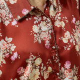 Eshara Classic Navy Floral Printed Shirt