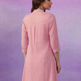 Light pink Dori Embroidered Coord Set