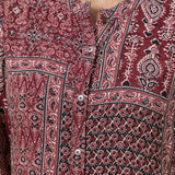 Aarna Scarlet Red Printed Tunic