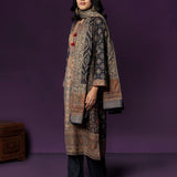 Kasturi Blue Printed Jamawar Suit Set with Dupatta