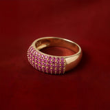 Fuchsia Elina CZ Ring