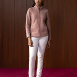 Noelle Pink Fur-lined Jacket