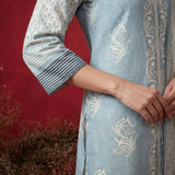 Arpora Spa Printed Linen Straight Kurta