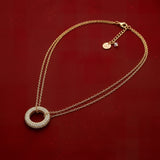 Liora CZ Tyre Necklace