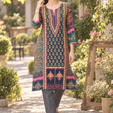 Viscose Rayon Ethnic Printed Kurta Trouser Set