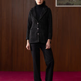 Sorelle Black Tweed Coat