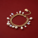 Celeste Baroque Pearl Bracelet