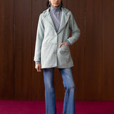 Sorelle Mint Green Tweed Coat