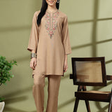 Viscose Rayon Embroidered Co-Ord Set