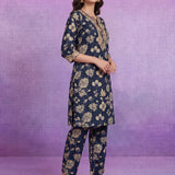 Myra Midnight Blue Co-ord Set