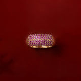 Fuchsia Elina CZ Ring