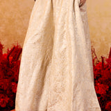 Saanvi Yellow Mustard Embroidered Sharara Set