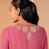 Meera Subtle Pink Embroidered Kurta Set