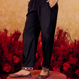 Eshvi Jade Black Embroidered Co-ord Set