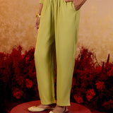 Anaya Pastel Pistachio Embroidered Suit Set