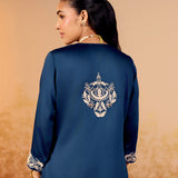 Samaira Admiral Blue Embroidered Suit Set
