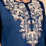 Samaira Admiral Blue Embroidered Suit Set