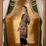 Zoya Mud Brown Printed Kurta Set