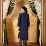 Iraaya Midnight Navy Embroidered Kurta Set