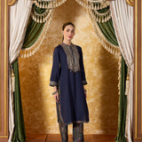 Iraaya Midnight Navy Embroidered Kurta Set