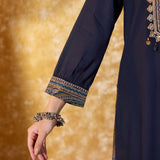 Iraaya Midnight Navy Embroidered Kurta Set