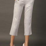 Sky Blue Skin Capris - Lakshita