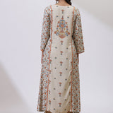 Orange Alora Collection A-line Printed Kurta
