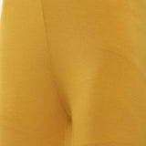 Farah Dark Yellow Viscose Lycra Leggings for Women