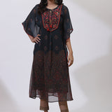 Forest Green Embroidered Nargis Kaftan