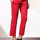Mia Pink Relaxed Fit Pants for Women